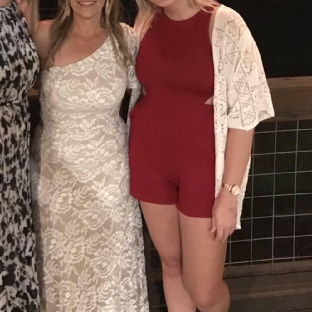 Express red romper